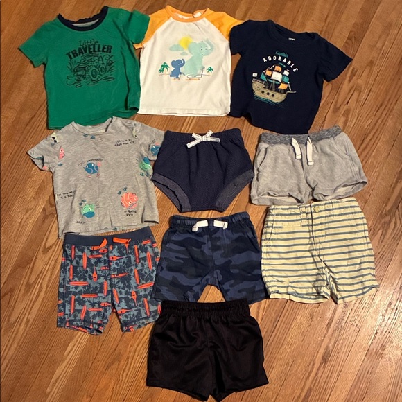 Assorted Kids Shorts and Tees Set - Picture 1 of 16
